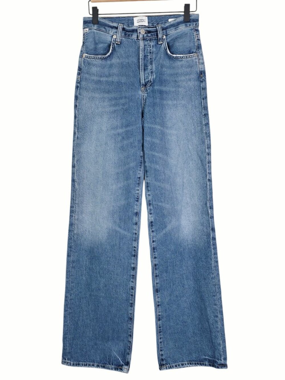 Citizens of Humanity Annina Jean Meuse Blue Denim High Waisted Straight Leg 24 - Picture 4 of 13